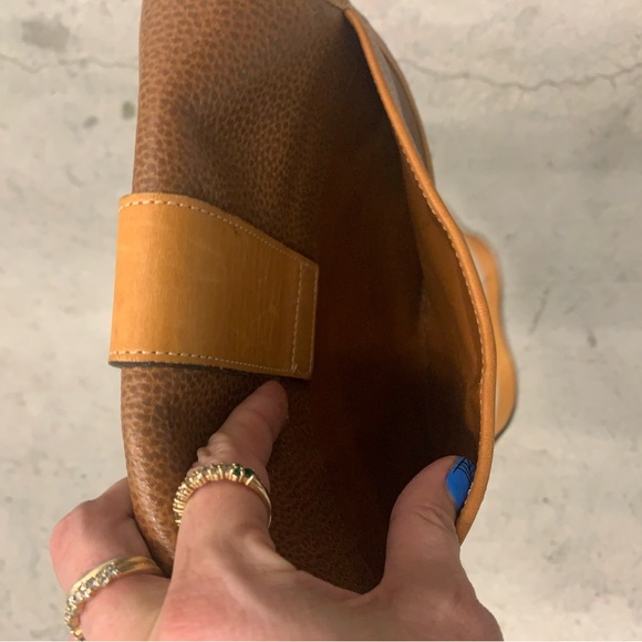 Christian Dior Vintage tan Pebble leather crossbody shoulder bag - Picture 10 of 14